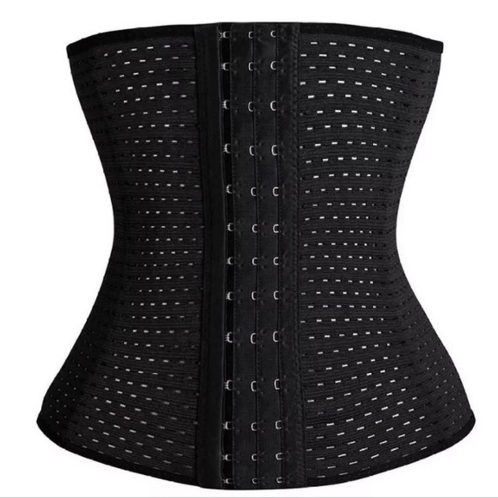 Waist trainer body shaper cincher corset black